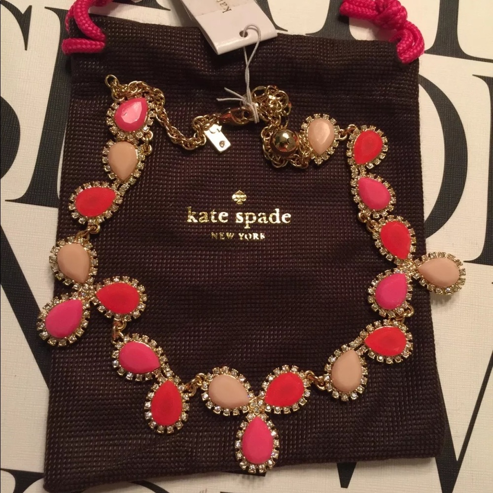 Kate Spade Balloon Bouquet Pink Blush Necklace